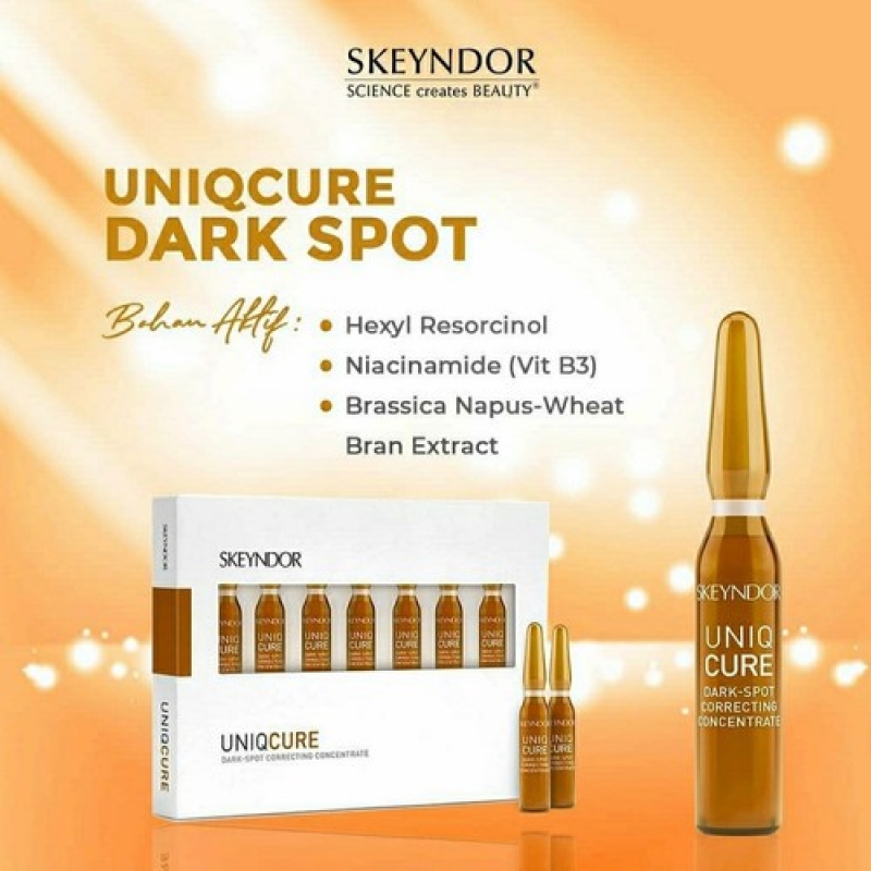 Skeyndor Uniqcure Dark Spot Correcting Concentrate 7 * 2ml _ Tinh chất đặc trị đốm nâu và phân giải sắc tố nám